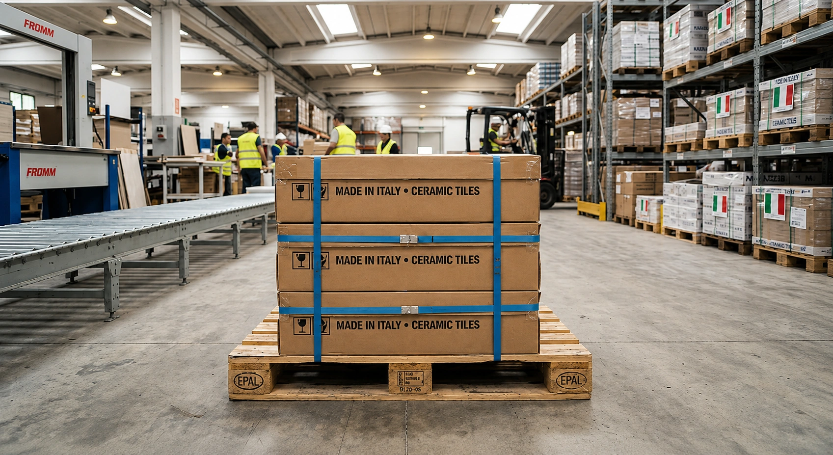 PP Strapping Band Exporter Italy — Greenstrix Industrial Packaging